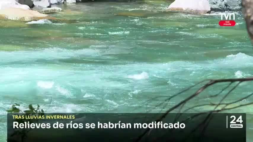 Relieves de ríos se habrían modificado