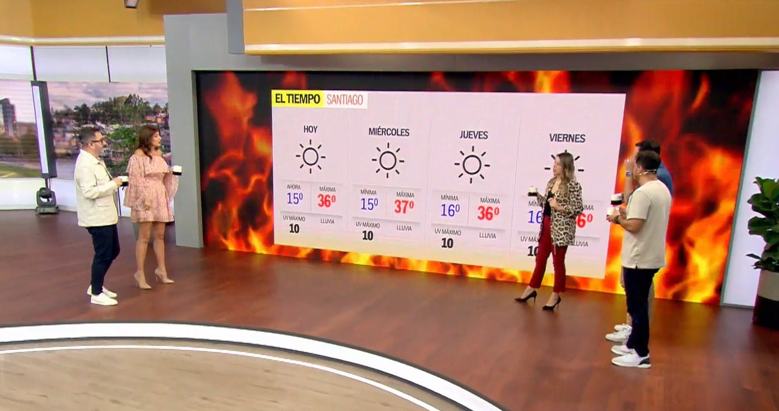 Yael Szewkis y su informe del tiempo: "Es probable que rompamos récord histórico de calor"