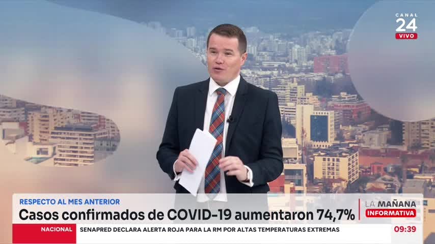 Experto por aumento de casos Covid: Es importante estar atento a vacunarse de forma periódica