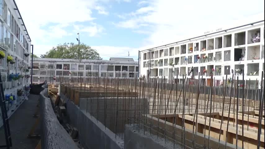 Construyen 118 nuevos nichos funerarios en cementerio municipal