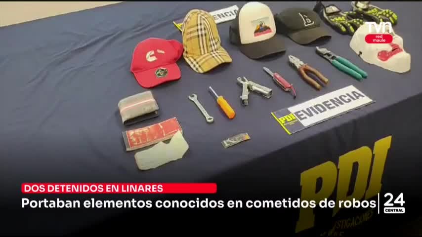 Dos hombres detenidos en Linares por portar elementos conocidos en la ejecución de delitos