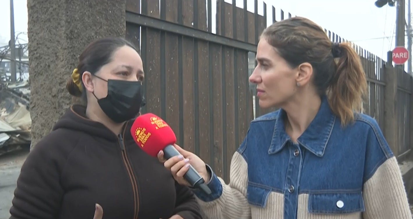 "Agradezco que estoy con vida": El milagroso escape de Linda del violento fuego en Villa Independencia