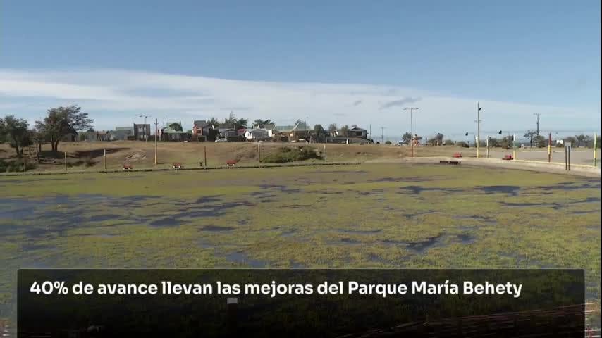 40% de avance llevan las mejoras del Parque María Behety