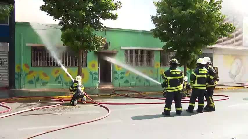 Incendio en pleno centro de Concepción