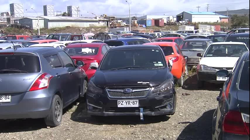 Rematan 350 vehículos del corral municipal  de Punta Arenas 