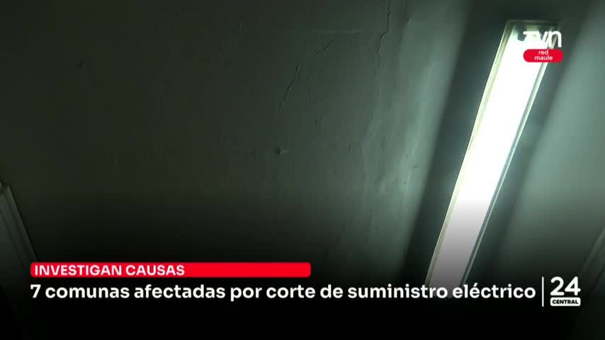 7 comunas afectadas por corte de suministro eléctrico este miércoles