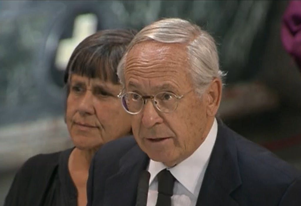 La participación de José Piñera en misa fúnebre del exmandatario