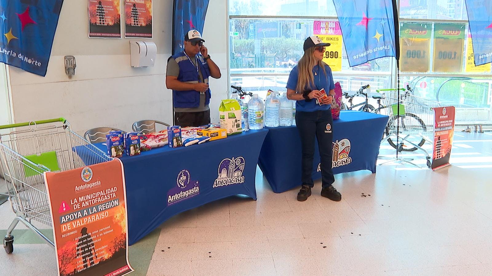 Centros de acopio para ayuda de damnificados continúan funcionando