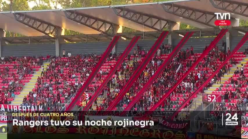 Después de cuatro años Rangers tuvo noche rojinegra