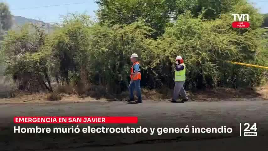 Hombre murió electrocutado y generó incendio