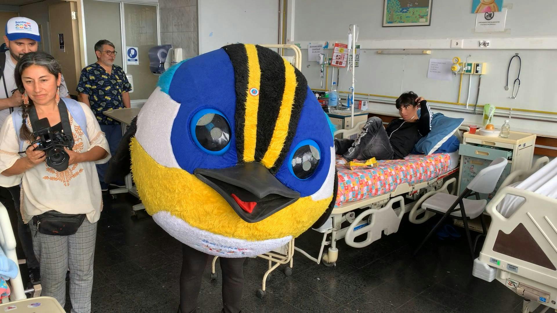 Fiu” llegó a Valparaíso para fomentar la donación de sangre