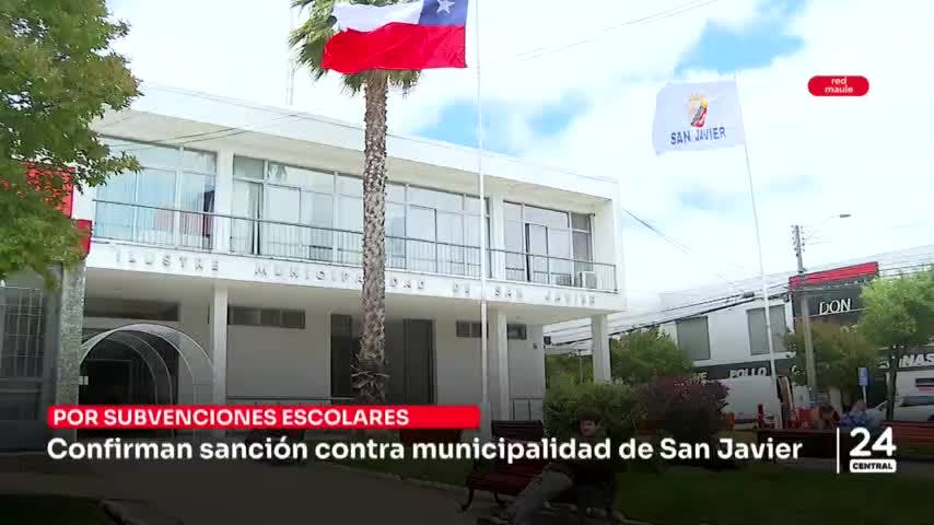 Confirman sanción contra municipalidad de San Javier