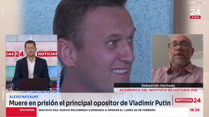 Académico y muerte de principal opositor de Putin: “La responsabilidad recae en el régimen, independientemente de las causas”