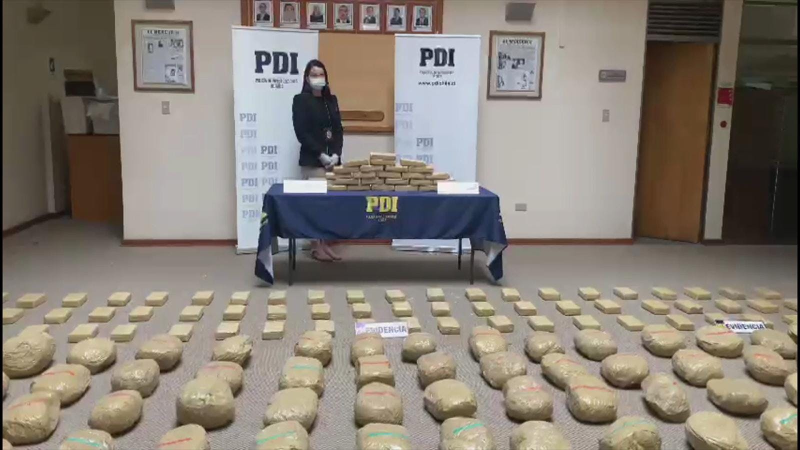 PDI incautó más de 200 kilos de droga 