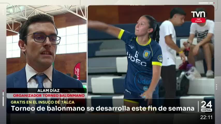 Torneo de balonmano se desarrolla este fin de semana