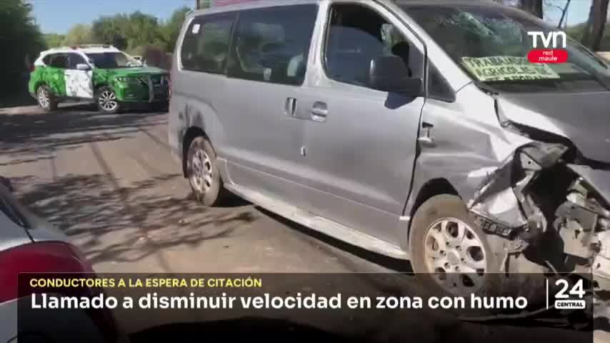 Conductores quedan libres a la espera de ser citados. 