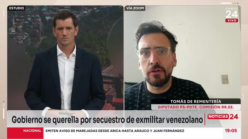 Diputado De Rementería y secuestro de teniente Ojeda: “Convocar al Cosena o llamar a consulta al embajador en Venezuela serían medidas apresuradas”