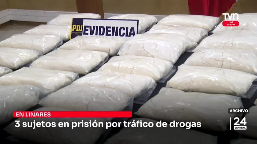 Tres sujetos quedan en prisión por tráfico de drogas