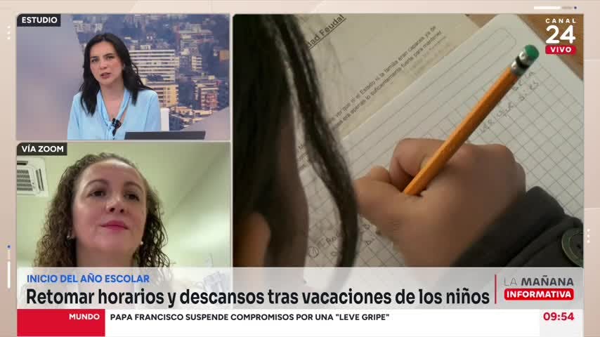 Neuróloga explica cómo regular el sueño de los niños después de vacaciones