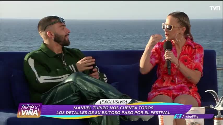 Alison Mandel cuenta infidencia de Manuel Turizo en la Quinta Vergara