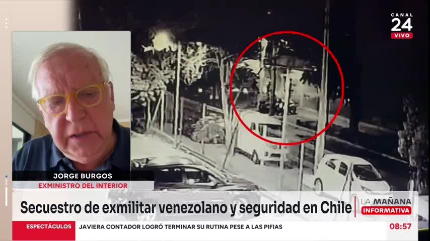 Jorge Burgos por secuestro de exmilitar venezolano: “Preocupa profundamente que en Chile se instale el secuestro”