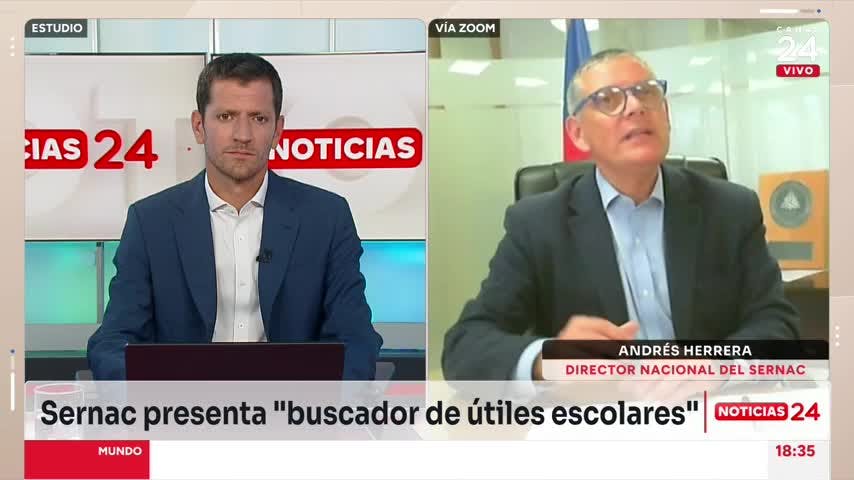 Director del sernac y buscador de útiles escolares: “Tenemos más de 125 mil precios de productos de más de mil productos distintos”