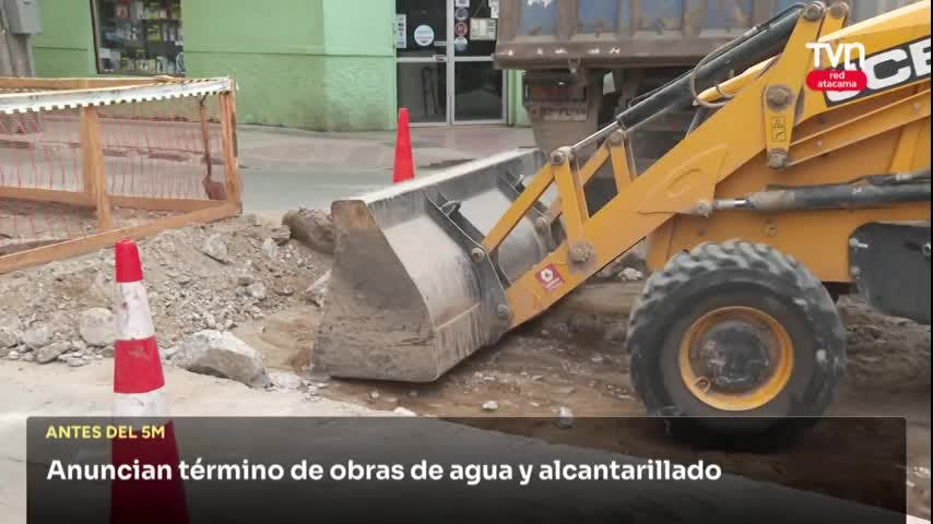 Anuncian término de obras de agua y alcantarillado