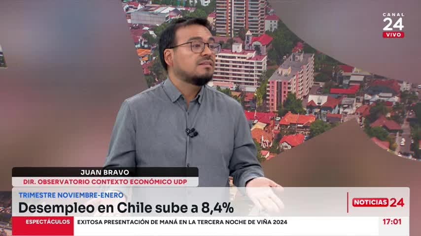 Economista y alza del desempleo a 8,4%: “Tenemos un problema serio en cuanto a la capacidad de crecer, no podemos conformarnos con crecer al 2%”