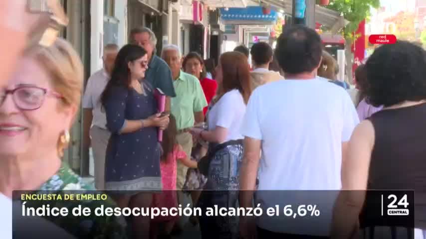 Índice de desocupación alcanzó el 6,6%