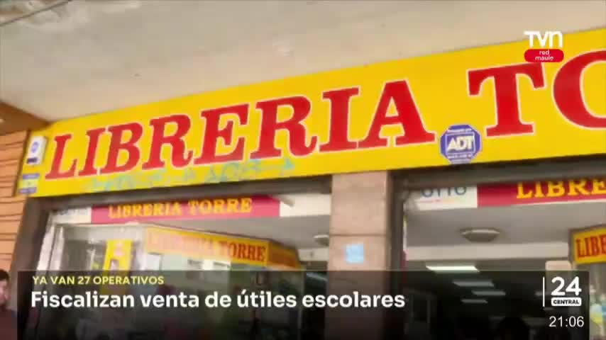 Fiscalizan venta de útiles escolares