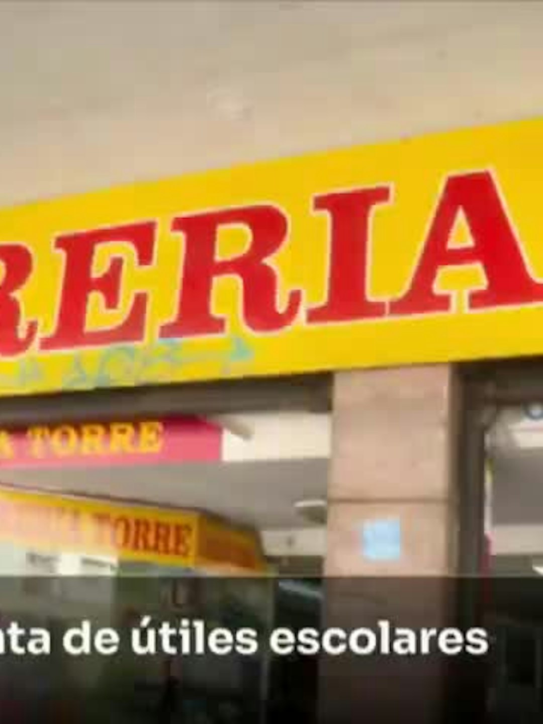 Fiscalizan venta de útiles escolares