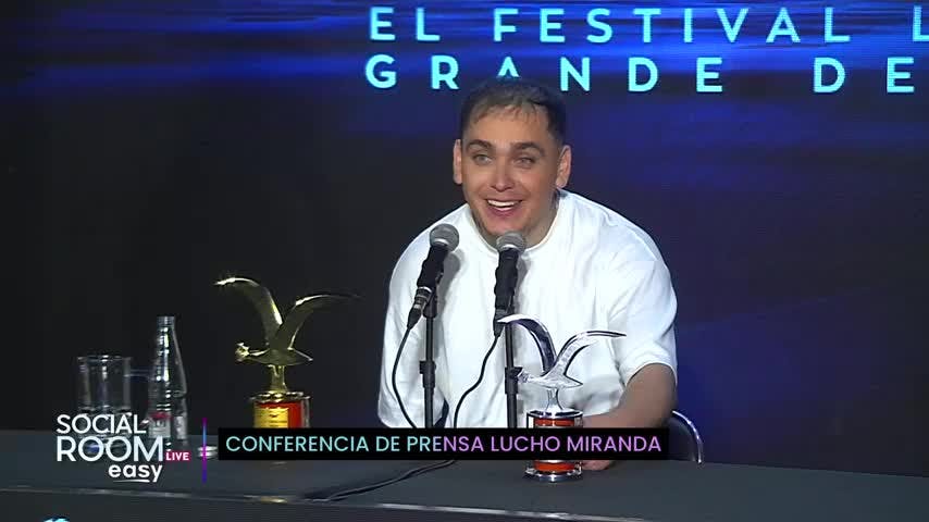 Conferencia de prensa de Lucho Miranda 