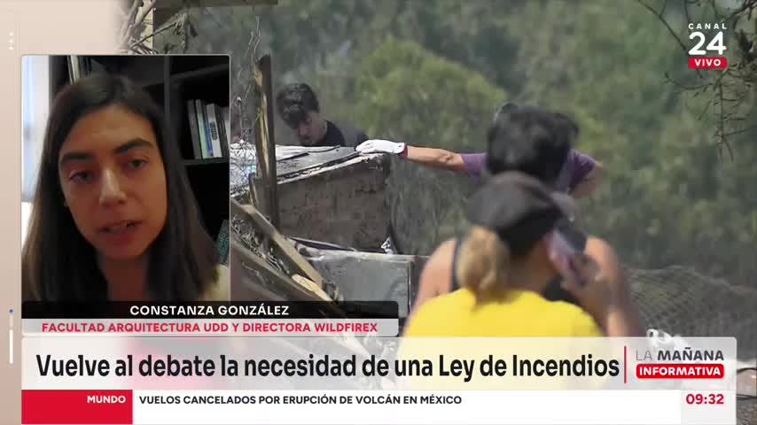 Experta por eventual ley de incendios: Puede facilitar que se construyan las ciudades de manera más segura