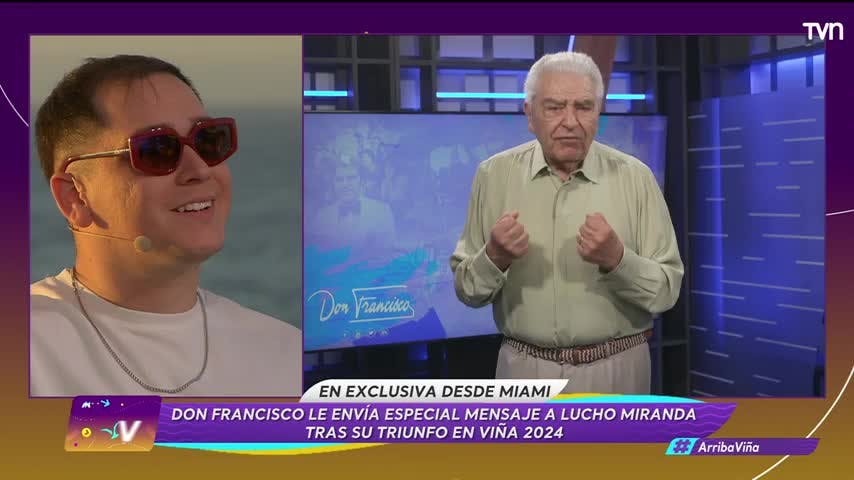 “Este es tu momento Lucho”: Don Francisco envia especial mensaje a Lucho Miranda tras su triunfo en Viña 2024