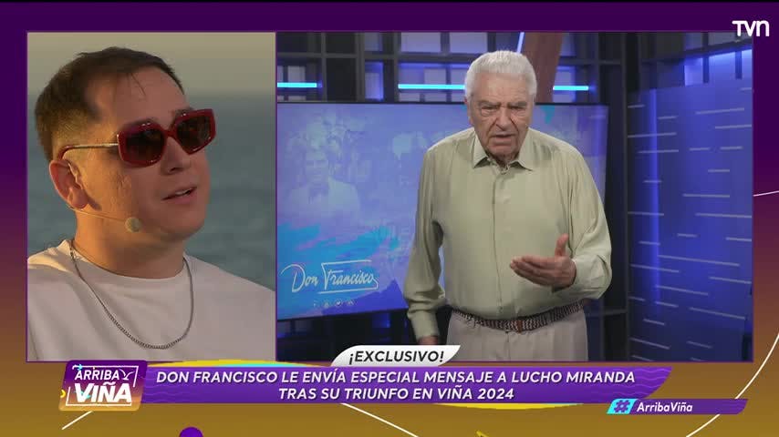 Don Francisco confiesa que se emocionó al ver a Lucho Miranda en Viña 2024