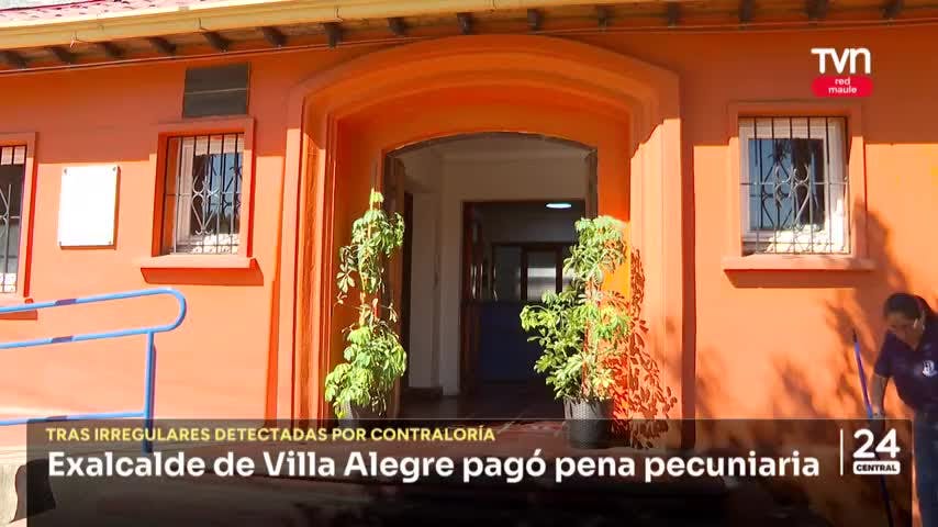 Exalcalde de Villa Alegre pagó pena pecuniaria