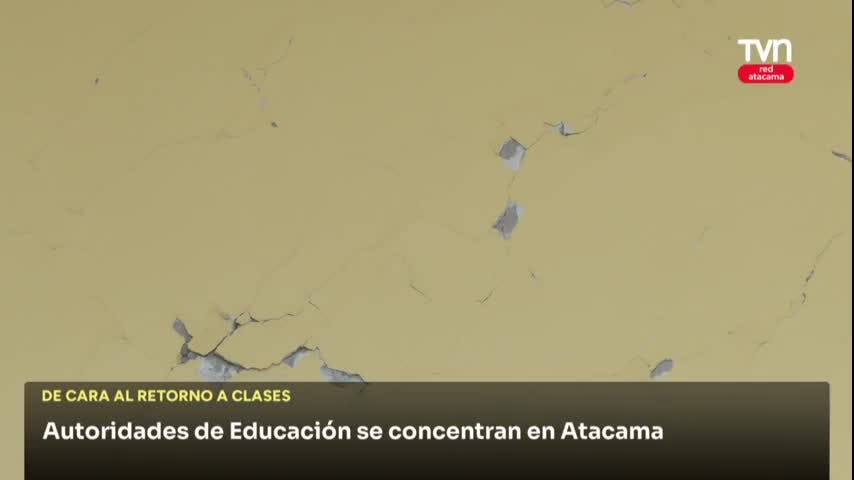 Autoridades de Educación se concentran en Atacama