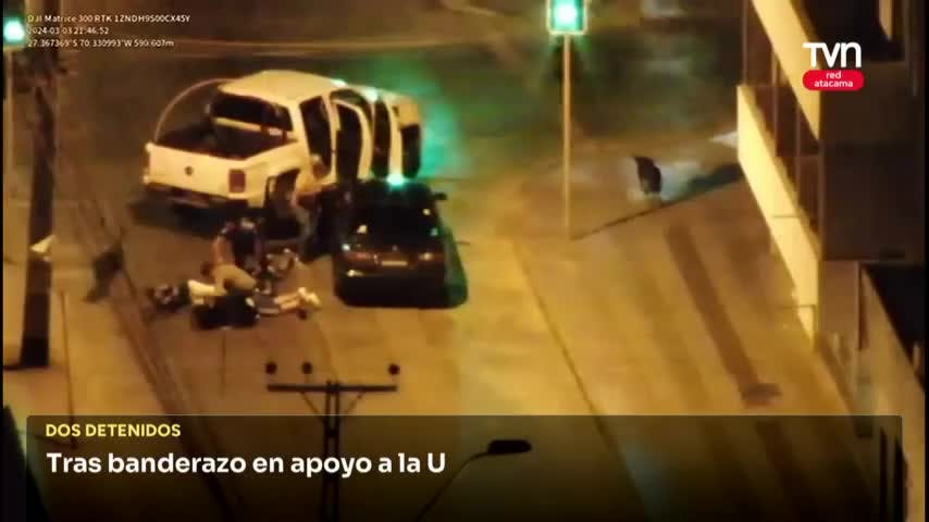 HINCHAS DETENIDOS