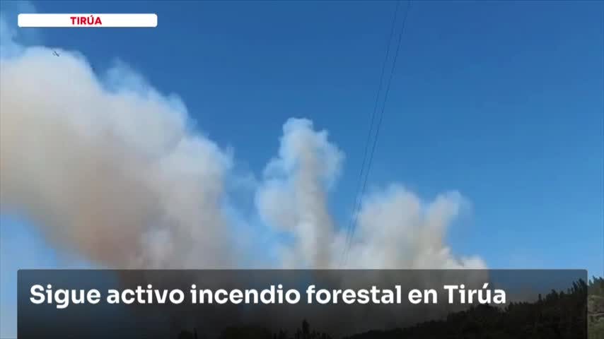 Sigue combate de incendios en Tirúa