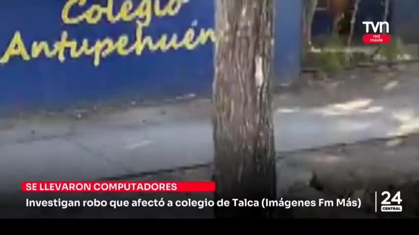 Investigan rovo que afectó a colegio de Talca Ésta y otras noticias, en la siguiente síntesis