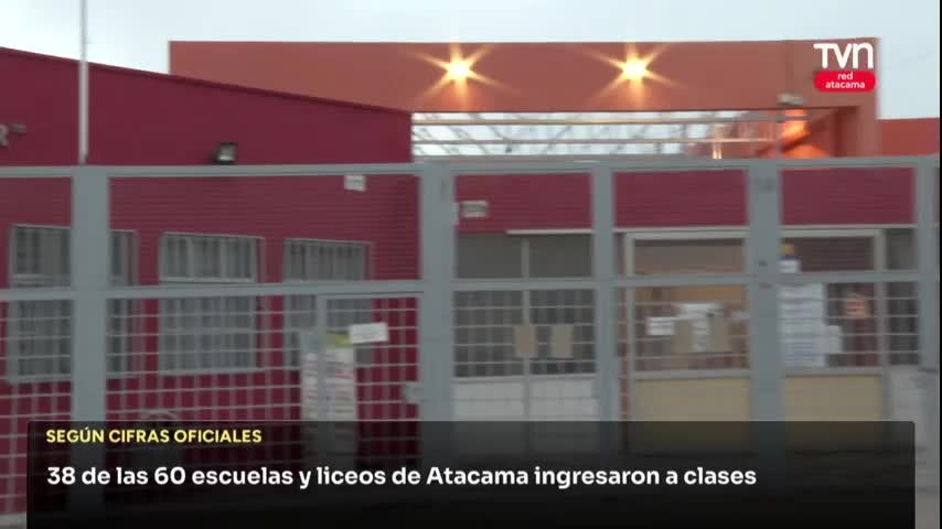 Inicio de año escolar con manifestaciones
