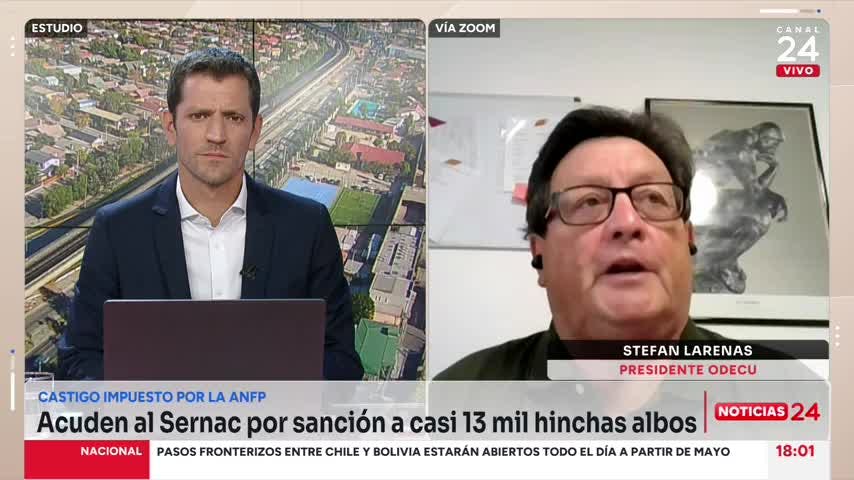 Presidente ODECU y pena a 13 mil hinchas de Colo Colo