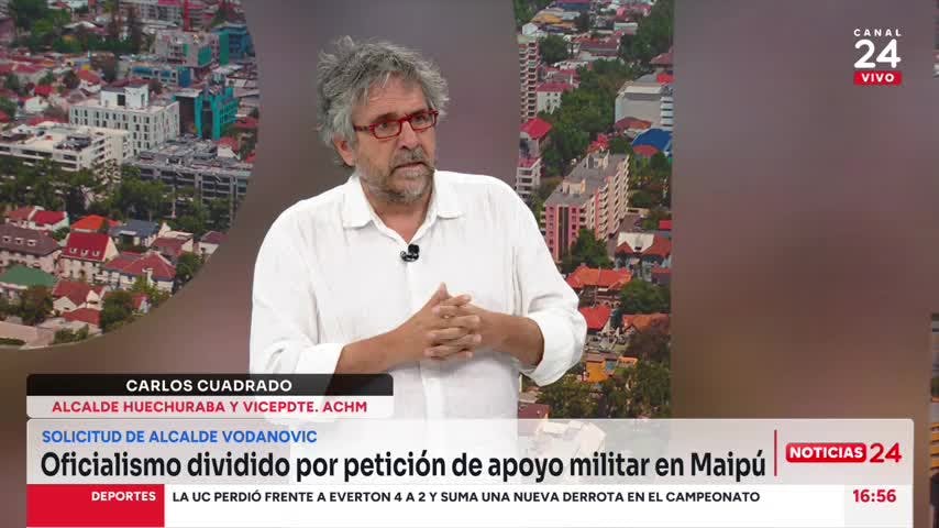 Alcalde de Huechuraba y pedido de militares para Maipú: “Son propuestas grandilocuentes pero con un sustento precario en legalidad y efectividad”