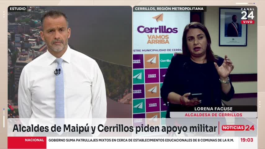 Alcaldesa de Cerrillos: “Los militares podrían estar focalizando puntos críticos en las comunas”