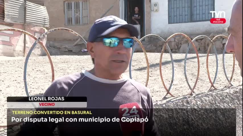 Terreno convertido en un basural