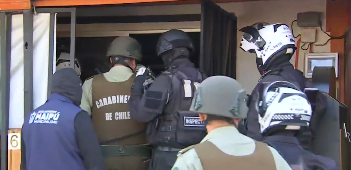 Casinos y prostíbulos clandestinos: Allanan polémica toma de Maipú 