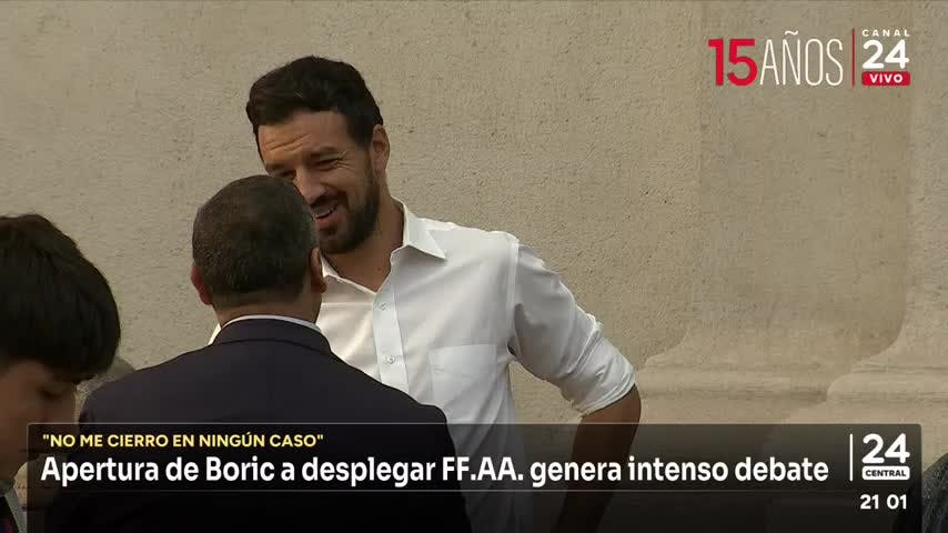 Apertura de Boric a desplegar FF.AA genera intenso debate 