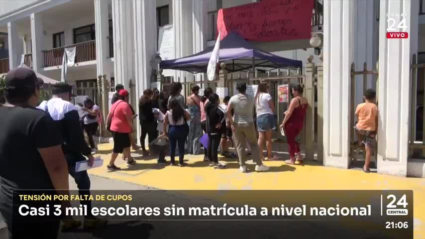 Casi 3 mil escolares sin matrícula a nivel nacional
