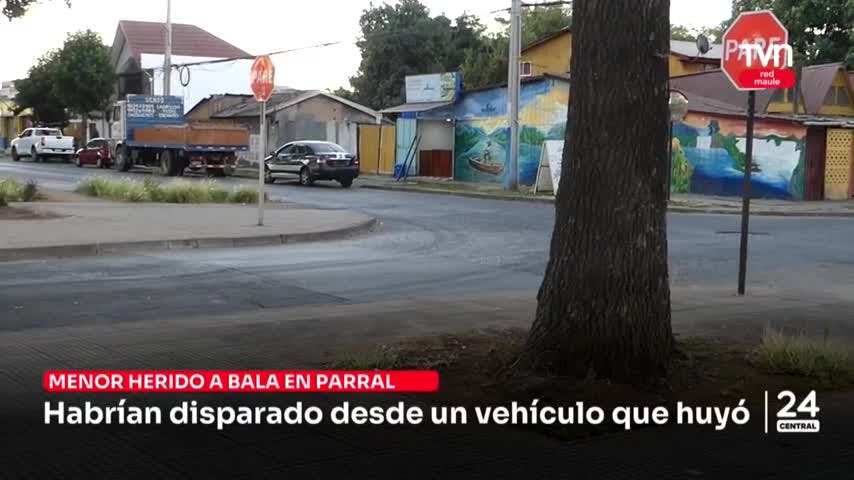 Un menor de 15 años fue herido a bala este miércoles en Parral