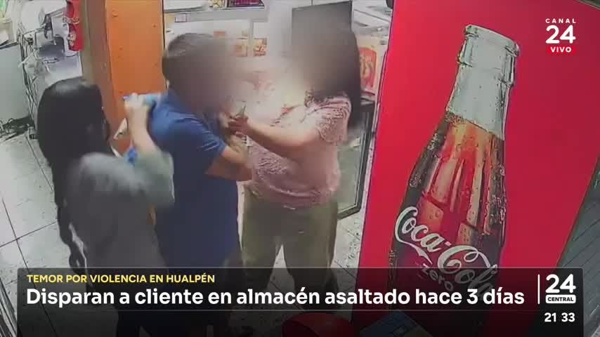 Disparan a cliente en almacén asaltado hace 3 días 
